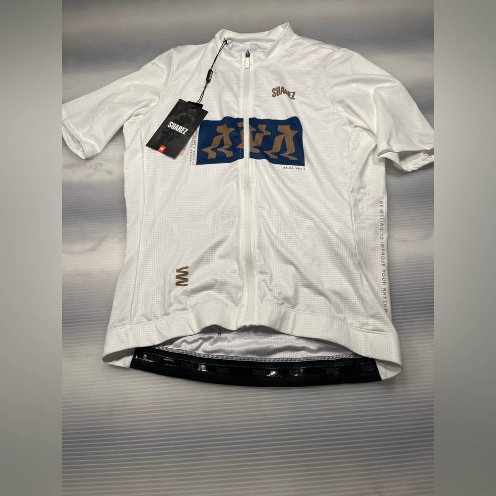 NWT Suarez White Cycling Jersey